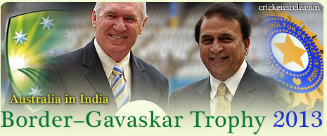 India vs Australia Cricket Series 2013